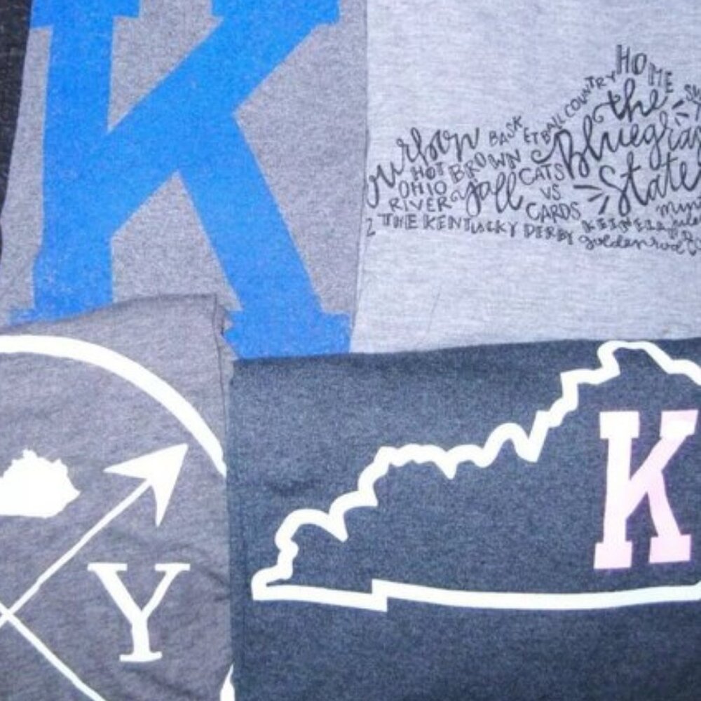 Ladies T-shirts KENTUCKY DESIGNS as pictured Lot of 4 Size Large